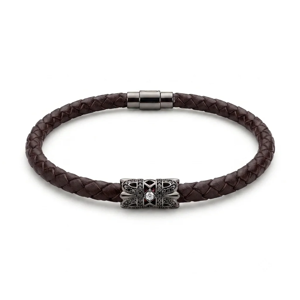 Bracelet Saphir marron